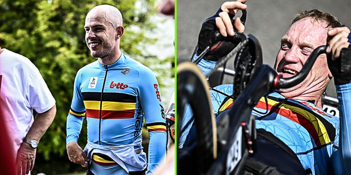 Belgen Tim Celen (goud) en Marvin Odent (brons) kleuren eerste dag met tijdritmedailles op WK G-wielrennen