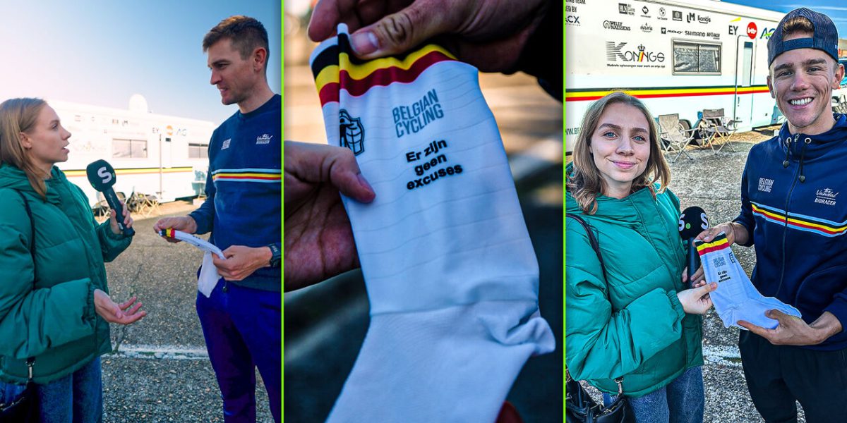 "Ik ben geschokt": achter opvallende tekst op sokken schuilde campagne waar Belgische veldrijders zich graag voor engageerden