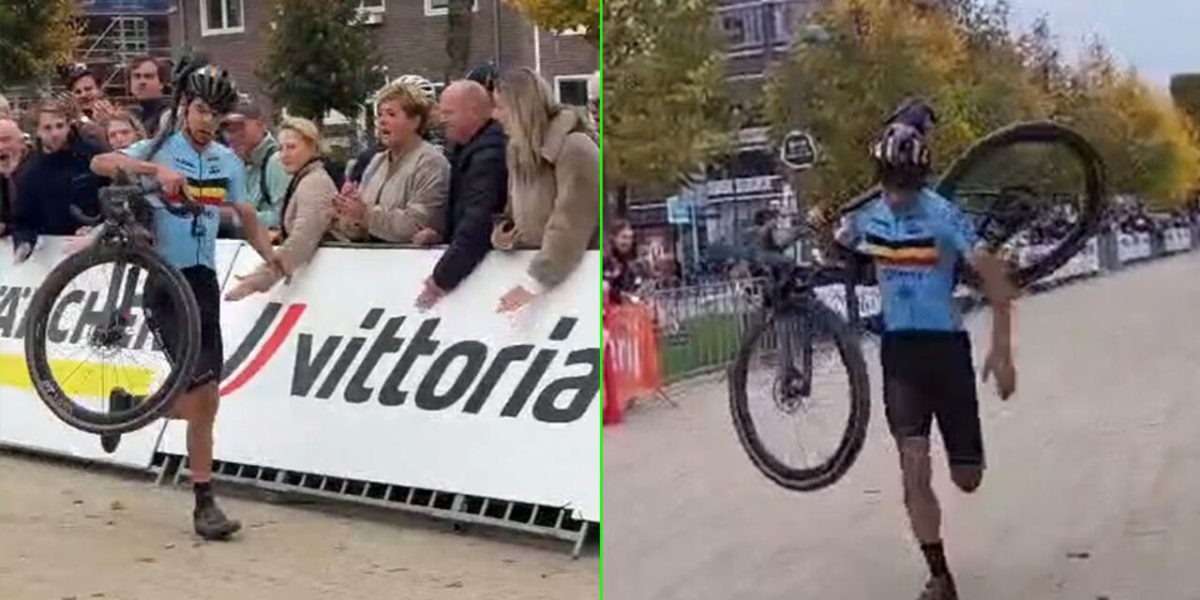 Het straffe verhaal van de 19-jarige Michiel die WK gravel-droom net voor finish ziet breken: "Herinner me er niets meer van"