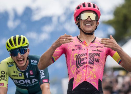 Carapaz wint voorlaatste rit in Ronde van Romandië, Ayuso verliest leiding aan Rodríguez
