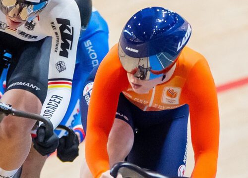 Baansprinters Van de Wouw en Van der Peet plaatsen zich voor halve finales keirin