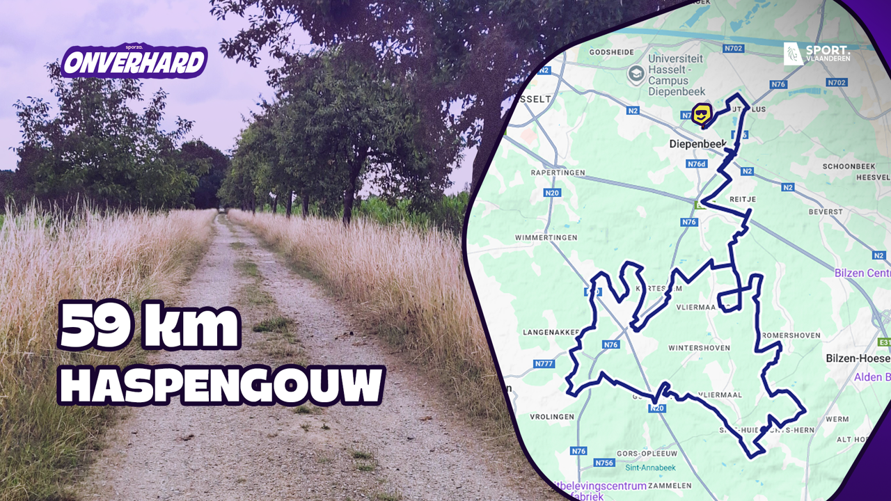 Ontdek het mooie Haspengouw met de Onverhard-gravelroute vanuit Diepenbeek (59 km)