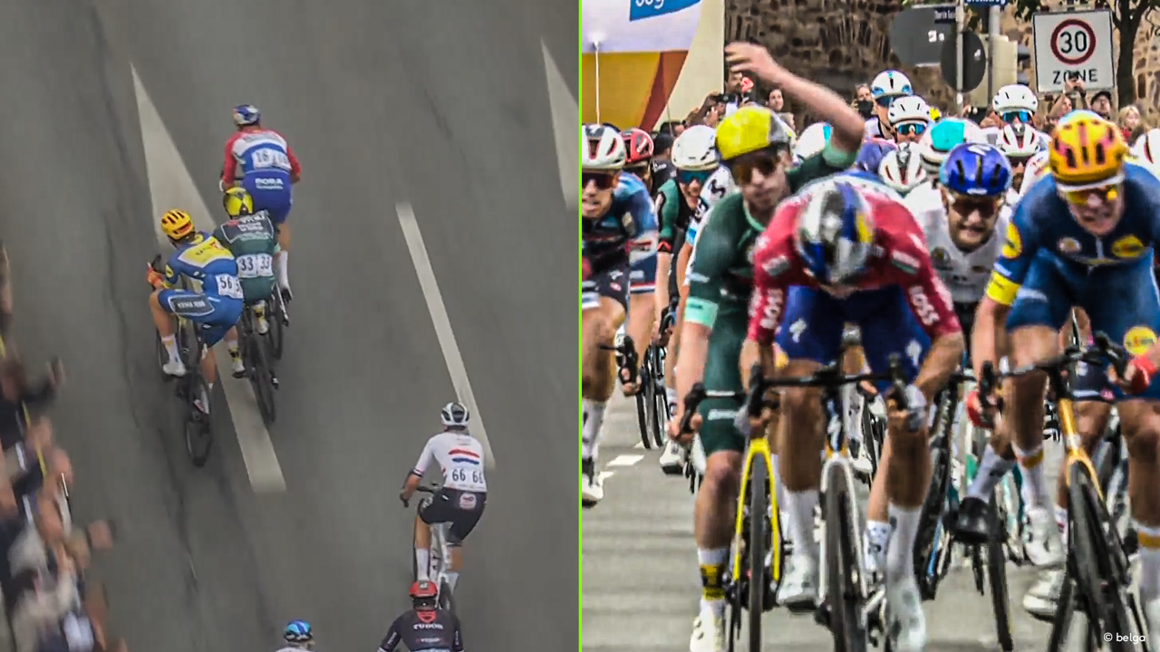 Slalommende Danny van Poppel hindert Matthew Brennan en wordt bestraft in Duitsland, leider Soren Waerenskjold profiteert