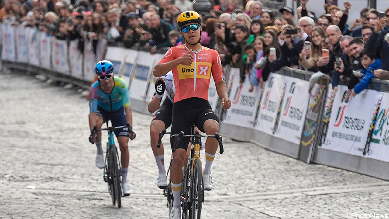 Net geen smakelijk nagerechtje voor Florian Vermeersch: Noor Sakarias Løland klopt hem in Veneto Classic