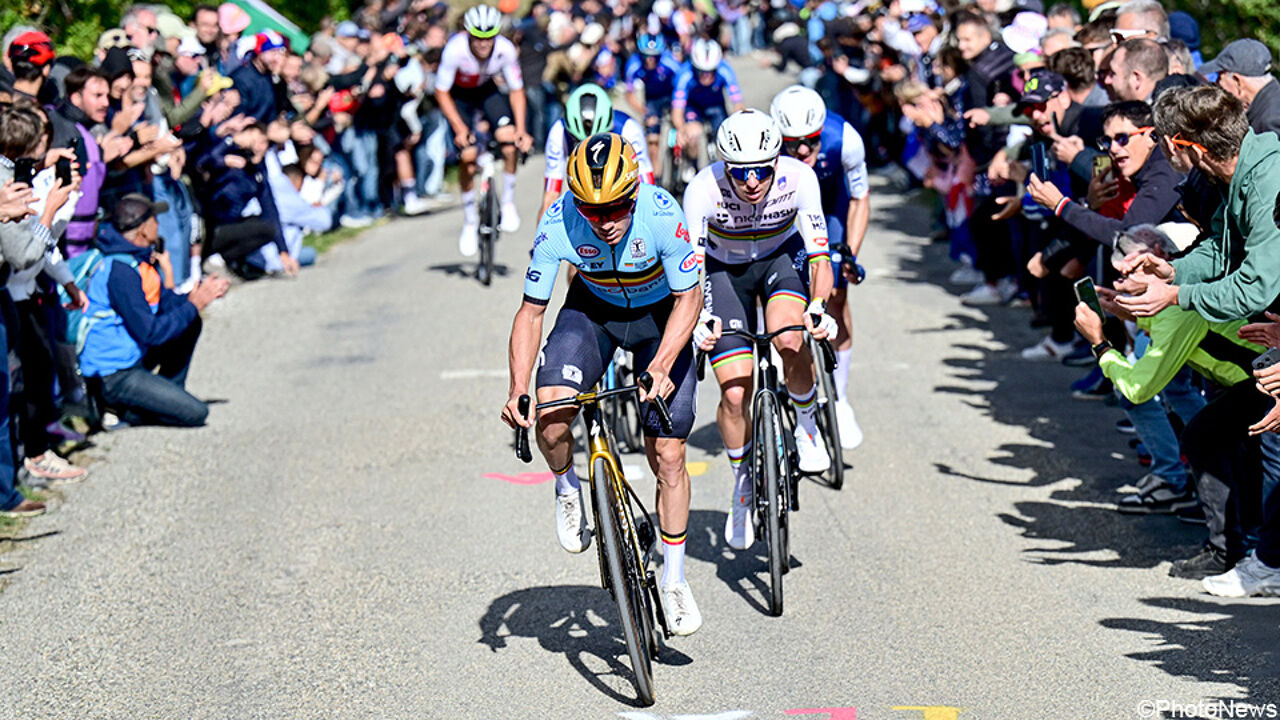 "Dat was niet het plan": Belgen verrast over aanval van Evenepoel, "Maar wat doe je tegen deze Pogacar?"