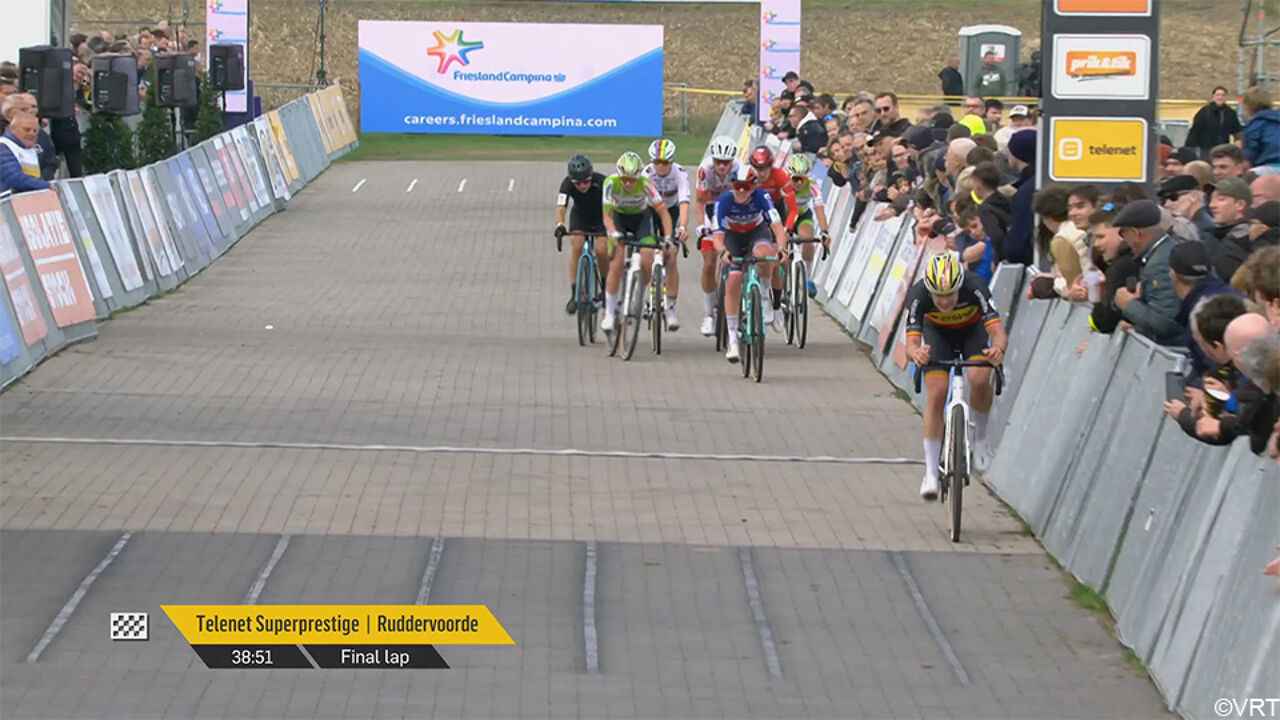 VIDEO - Samenvatting: Marion Norbert Riberolle timet haar aanval perfect en wint in Ruddervoorde